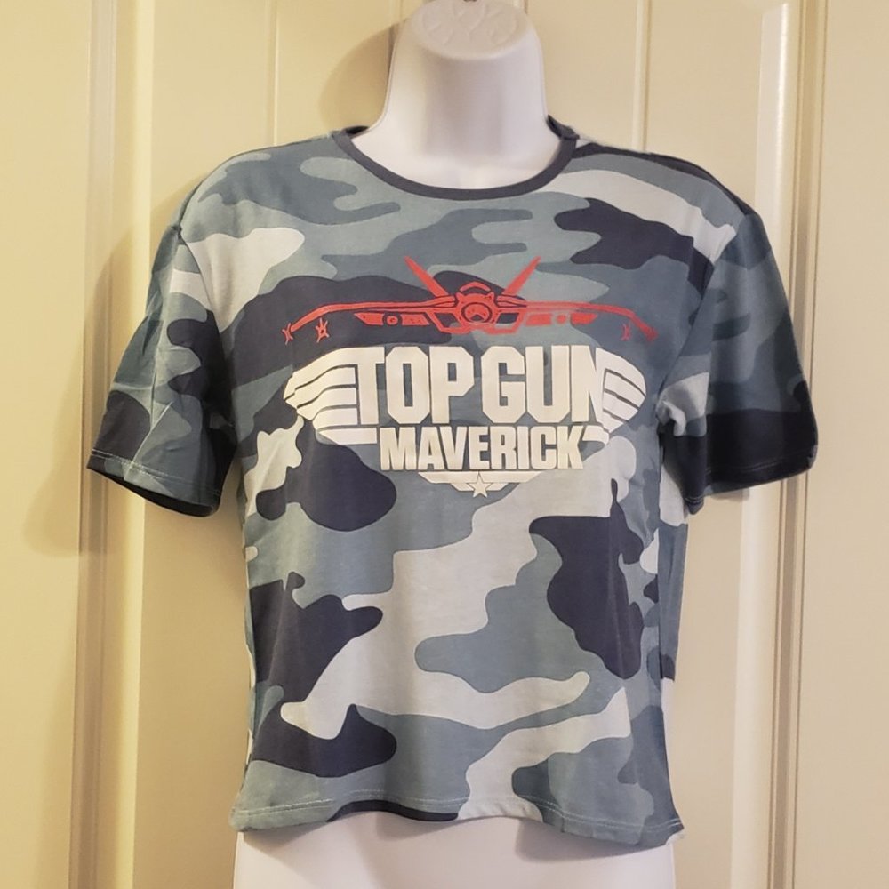 Top Gun Blue Camo Shirt